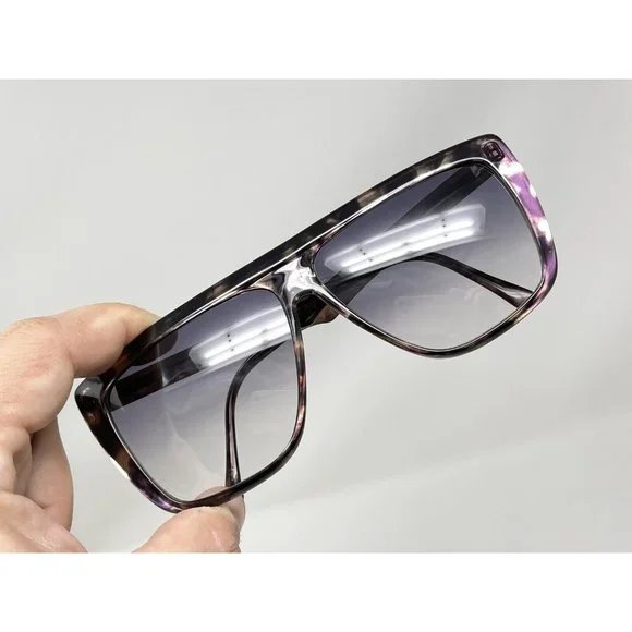 Vintage Tura Sunglasses Eyewear Tl 369 Frame Japan Gradient Blue Lenses Oversize VTG Tura Sunglasses Frames Tl 369 Tortoise Clear Aviator  main image 2